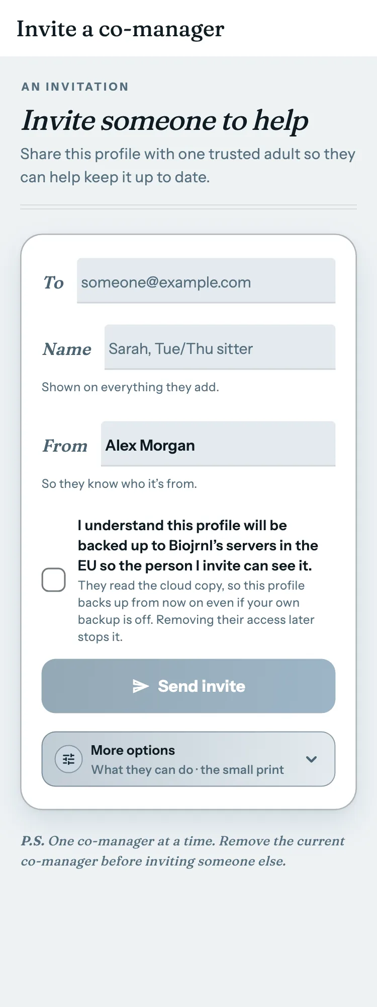 The Biojrnl invite someone to help screen