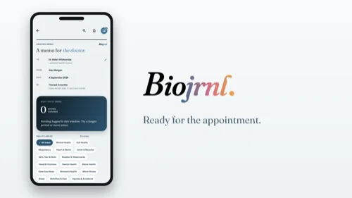 The appointment prep screen, 16:9
